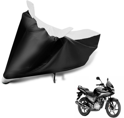MOCKHE Two Wheeler Cover for Honda(CBF, Black, White)