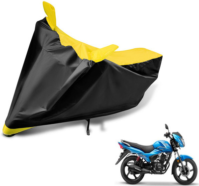Auto Hub Two Wheeler Cover for TVS(Victor New, Black, Yellow)