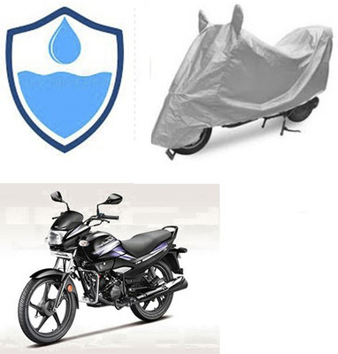 RPSENTTERPR Waterproof Two Wheeler Cover for Hero(Super Splendor, Silver)