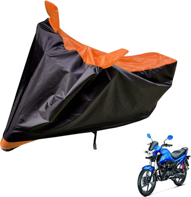 Auto Hub Two Wheeler Cover for Honda(Livo, Black, Orange)