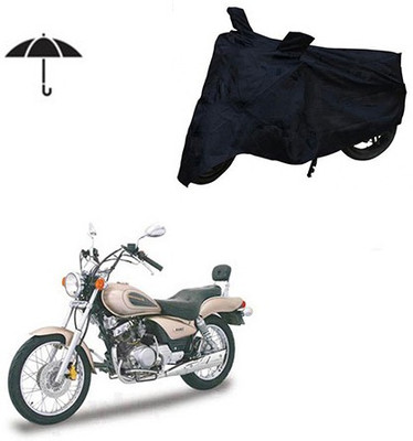 SRENTERPRISES Two Wheeler Cover for Yamaha(Enticer, Black)