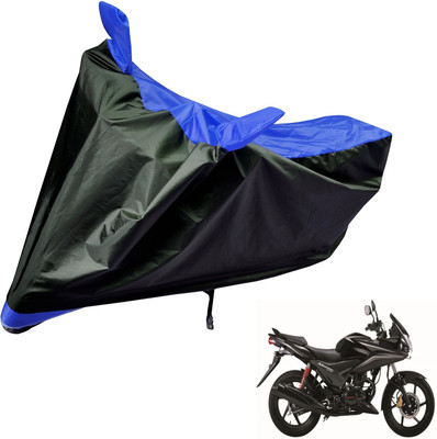 Auto Hub Two Wheeler Cover for Honda(CBF Stunner, Black, Blue)