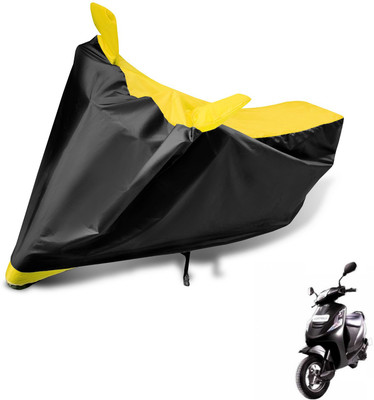 Auto Hub Two Wheeler Cover for Mahindra(Kine, Black, Yellow)