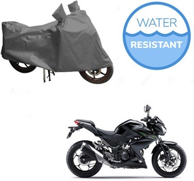 Motoren Waterproof Two Wheeler Cover for Kawasaki(Z250, Grey)