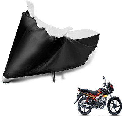 Auto Hub Two Wheeler Cover for Mahindra(Centuro, Black, White)