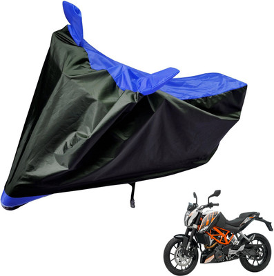 Auto Hub Two Wheeler Cover for KTM(Duke 390, Black, Blue)