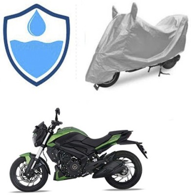 RPSENTTERPR Waterproof Two Wheeler Cover for Bajaj(Dominar, Silver)