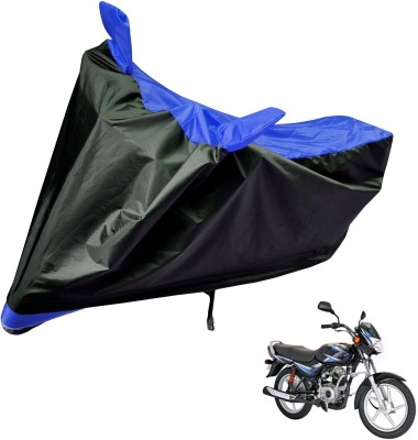 Auto Hub Two Wheeler Cover for Bajaj(CT100, Black, Blue)