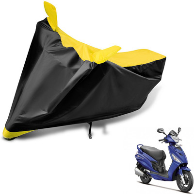 Auto Hub Two Wheeler Cover for Hero(Maestro Edge, Black, Yellow)