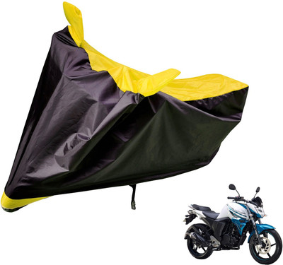 Auto Hub Two Wheeler Cover for Yamaha(FZ-S, Black, Yellow)