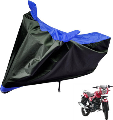 Auto Hub Two Wheeler Cover for TVS(Jive, Black, Blue)