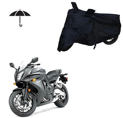 SRENTERPRISES Two Wheeler Cover for Honda(CBR 650F, Black)