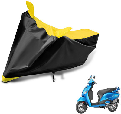 Auto Hub Two Wheeler Cover for Hero(Maestro, Black, Yellow)