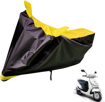 Auto Hub Two Wheeler Cover for Mahindra(Duro DZ, Black, Yellow)