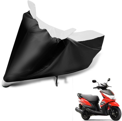 Auto Hub Two Wheeler Cover for Yamaha(Ray, Black, White)