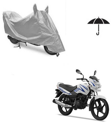 Feel heaven Waterproof Two Wheeler Cover for TVS(Star Sport, Silver)