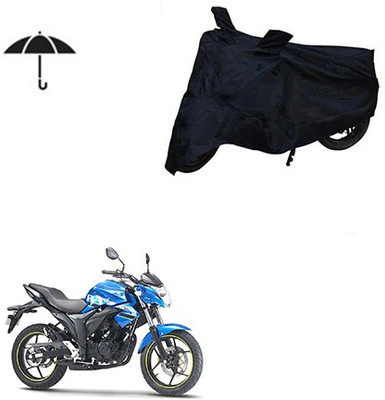 Feel heaven Waterproof Two Wheeler Cover for Suzuki(Gixxer, Black)