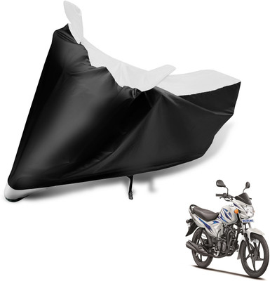 Auto Hub Two Wheeler Cover for Suzuki(Hayate, Black, White)