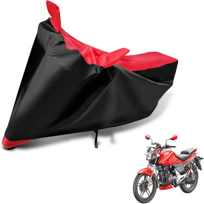 MOCKHE Two Wheeler Cover for Hero(Xtreme Sports, Black, Red)