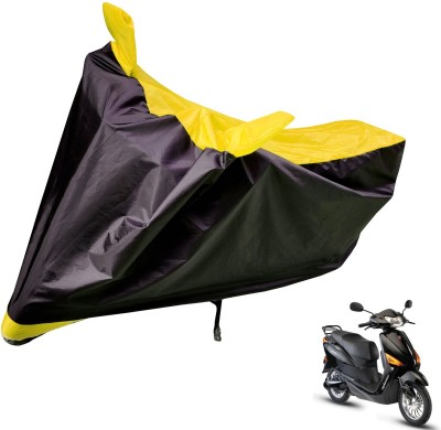 Auto Hub Two Wheeler Cover for Hero(Electric Optima, Black, Yellow)