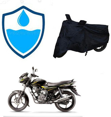 RPSENTTERPR Waterproof Two Wheeler Cover for Bajaj(Discover 100 DTS-i, Black)