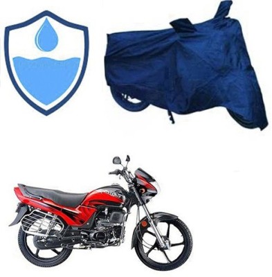 RPSENTTERPR Waterproof Two Wheeler Cover for Honda(Passion Plus, Blue)