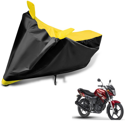 Auto Hub Two Wheeler Cover for Yamaha(SZ X, Black, Yellow)