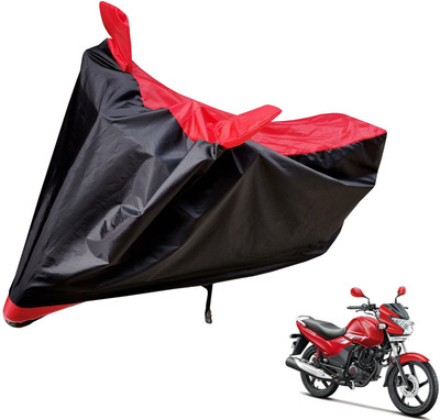 Auto Hub Two Wheeler Cover for Hero(Achiever, Black, Red)