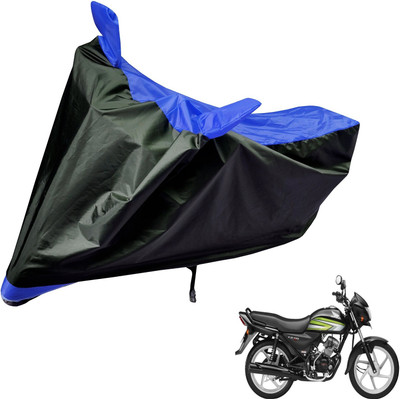 Auto Hub Two Wheeler Cover for Honda(Dream, Black, Blue)