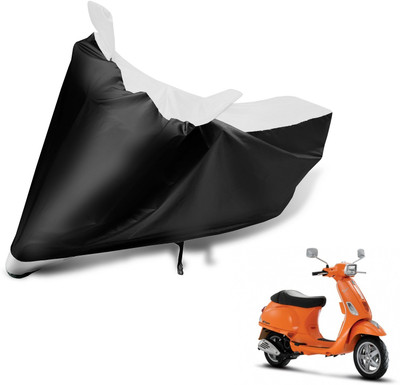 Auto Hub Two Wheeler Cover for Vespa(Vespa SXL, Black, White)
