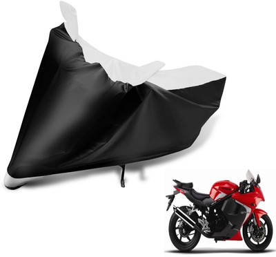 MOCKHE Two Wheeler Cover for Hyosung(GT250R, Black, White)