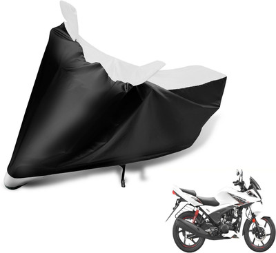 Auto Hub Two Wheeler Cover for Hero(Ignitor, Black, White)