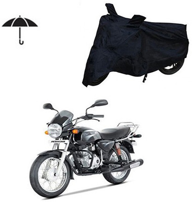 SRENTERPRISES Two Wheeler Cover for Bajaj(Boxer, Black)