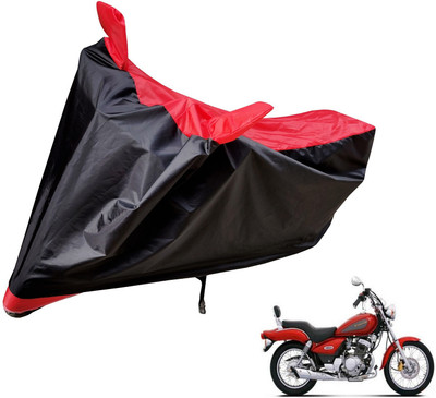 Auto Hub Two Wheeler Cover for Yamaha(Enticer, Black, Red)