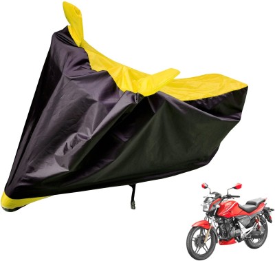 Auto Hub Two Wheeler Cover for Hero(Xtreme Sports, Black, Yellow)