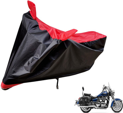 Auto Hub Two Wheeler Cover for Triumph(Thunderbird 350, Black, Red)