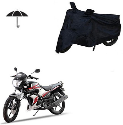 SRENTERPRISES Two Wheeler Cover for Yamaha(SS 125, Black)