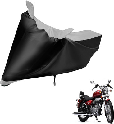Auto Hub Two Wheeler Cover for Royal Enfield(Thunderbird 500, Black, Silver)