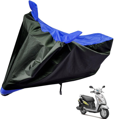 Auto Hub Two Wheeler Cover for Suzuki(Swish, Black, Blue)