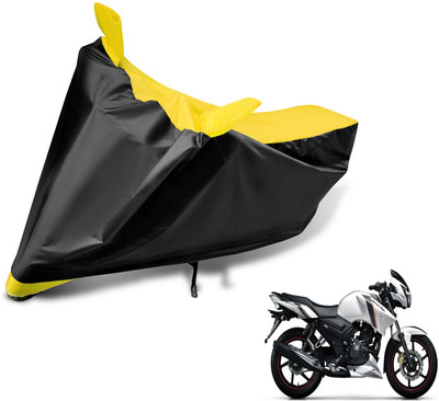 MOCKHE Waterproof Two Wheeler Cover for TVS(Apache RTR 160, Yellow)