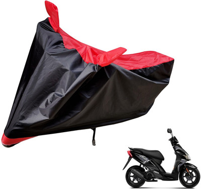 Auto Hub Two Wheeler Cover for Yamaha(Jog R, Black, Red)