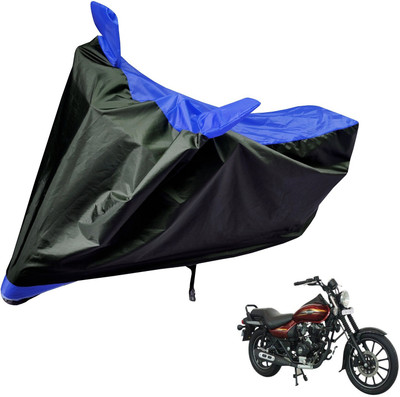 Auto Hub Two Wheeler Cover for Bajaj(Avenger 150 Street, Black, Blue)