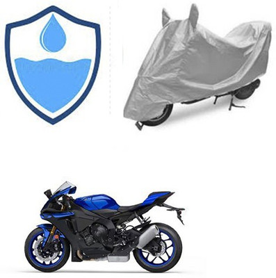 RPSENTTERPR Waterproof Two Wheeler Cover for Yamaha(YZF R1, Silver)