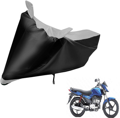 Auto Hub Two Wheeler Cover for Mahindra(Stallio, Black, Silver)
