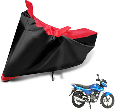 MOCKHE Two Wheeler Cover for Bajaj(XCD 135, Black, Red)