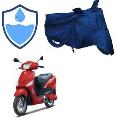 RPSENTTERPR Waterproof Two Wheeler Cover for Hero(E Scoot, Blue)