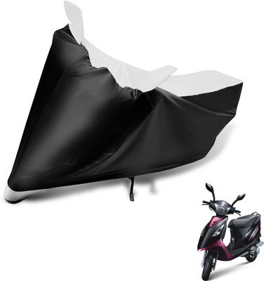 MOCKHE Two Wheeler Cover for TVS(Streek, Black, White)