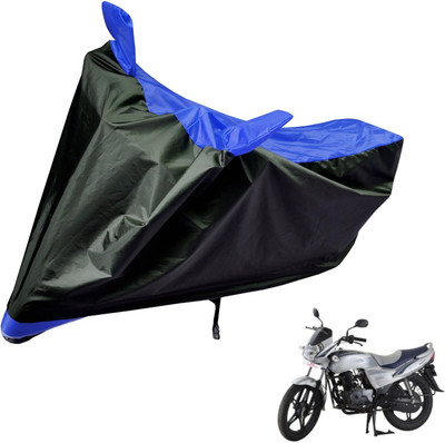 Auto Hub Two Wheeler Cover for LML(Freedom, Black, Blue)