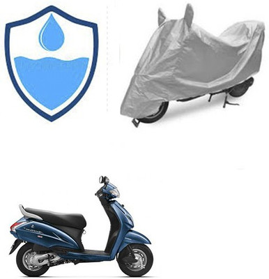 RPSENTTERPR Waterproof Two Wheeler Cover for Honda(Activa 3G, Silver)