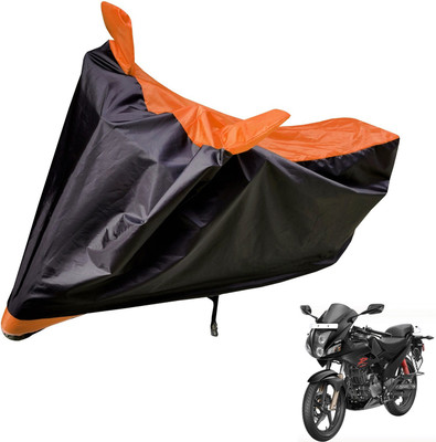 Auto Hub Two Wheeler Cover for Hero(Karizma, Black, Orange)